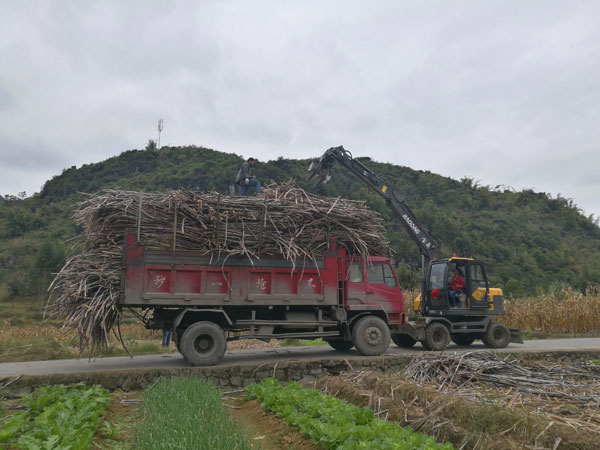 寶鼎廣西輪式抓木機